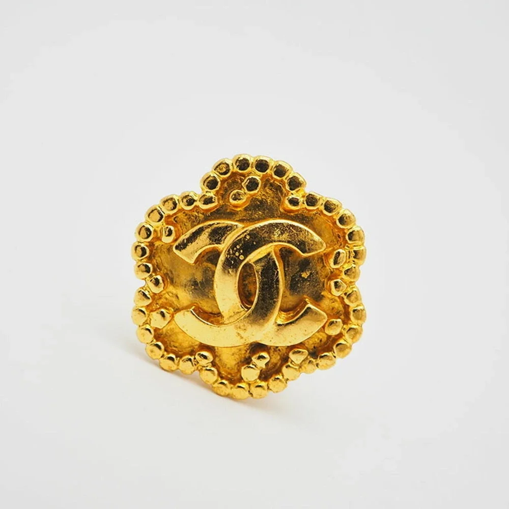 CHANEL Authentic Gold Earrings - Picture 5 of 9